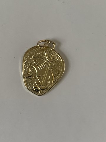 Pisces Zodiac Pendant #14K Gold
Stamped 585