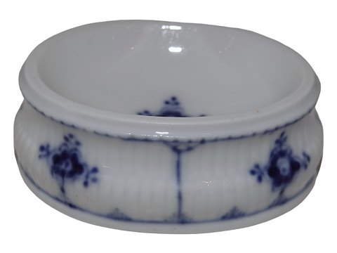 Blue Fluted PlainOblong Saltjar from between 1898 and 1923