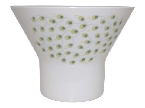 Royal Copenhagen porcelain
Flower pot with green decoration