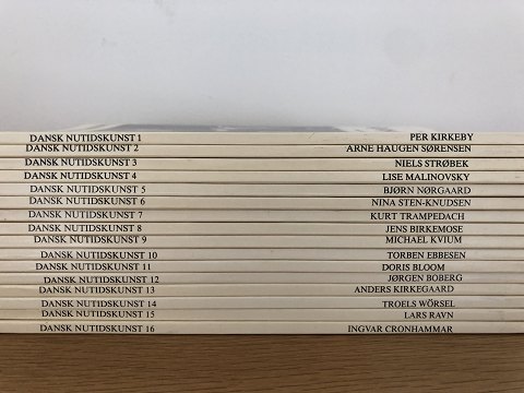 Danish Contemporary Art
Volumes 1-16.
A total of DKK 500