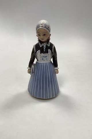 Dahl Jensen Figurine of Swedish School Girl No 1378