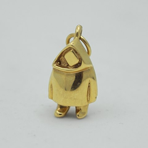 Jens Tage Hansen; Pendant, a thuleman in 14k gold