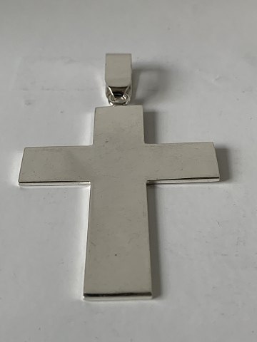 Large Cross Pendant in Silver
Stamped. 925S DAM
Length with eaves . 10.0 cm