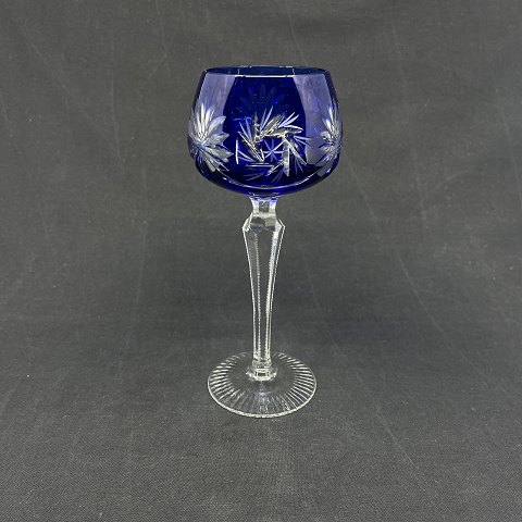 Blue Röhmer red wine glass