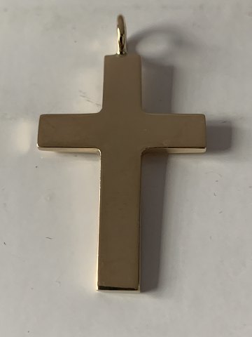 Cross pendant in 14 carats
Gold stamp: 585
H. 44.78 X W. 25.81 mm
Thickness. 1.90 mm