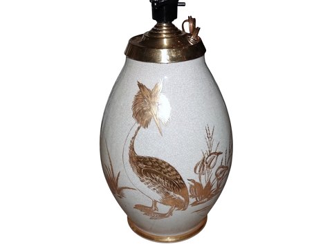 Royal Copenhagen
Stor Craquele vase / bordlampe med lappedykker - unika