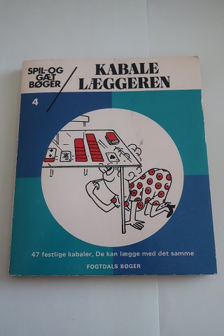 Kabalelæggeren
47 forskellige kabaler
1971
Nr. 4 i serien: Spil og gæt bøger
Fogtdal Forlag
Sideantal: 65