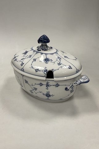 Royal Copenhagen Musselmalet Riflet oval terrin No 214