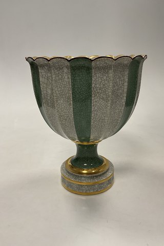 Royal Copenhagen Krakele Vase på Fod No. 619 / 3138