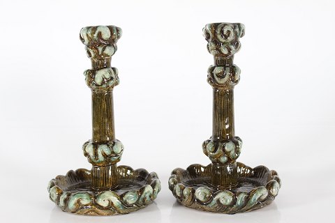 Thorvald Bindesbøll
Art Nouveau pair of candle sticks