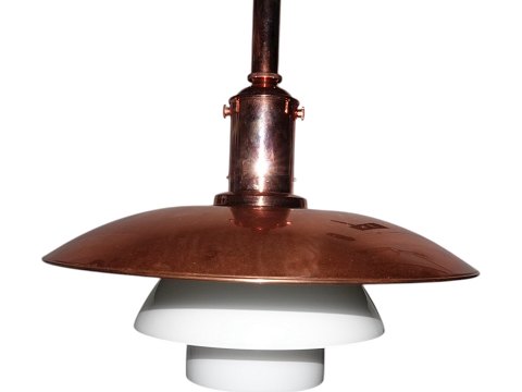 PH 3,5/3 Copper and glass pendant