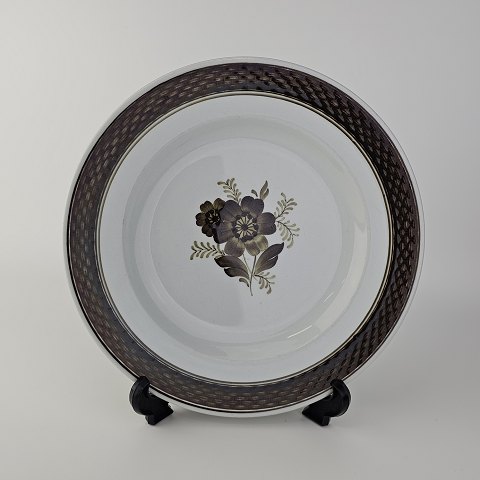 Aluminia tallerkenTranquebar brun1399