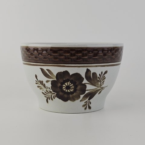 Aluminia sukkerskålTranquebar brun953