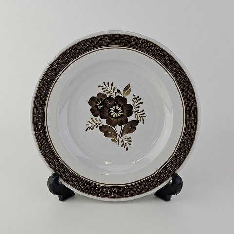 Aluminia kagetallerkenTranquebar brun1842