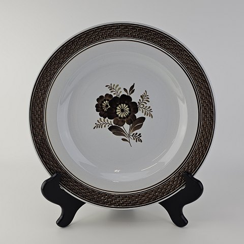 Aluminia tallerkenTranquebar brun948