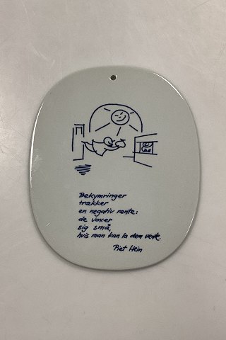 Royal Copenhagen Piet Hein Gruk Platte fra 1958