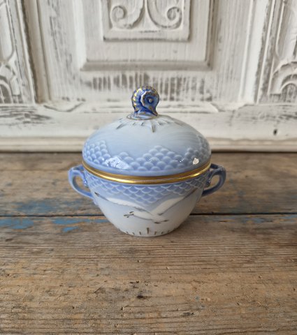 B&G Seagull set with gold rim small sugar bowl no. 94A