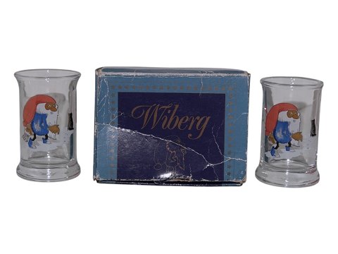 Holmegaard Harald Wiberg julestelTo snapseglas i originalæske