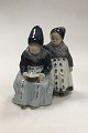 Royal Copenhagen Figurine Reading Amager Girls No. 1395