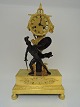 Lundin Antique presents: Bronze clock with warrior French 