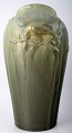 Large Höganäs Art Nouveau ceramic vase. 

