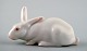Bing & Grondahl, B&G Miniature, number 1874. White rabbit.

