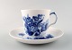 14 sets Royal Copenhagen Blue Flower curved Espresso cups, number 10/1546.