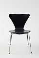 Arne Jacobsen miniature "Syveren" chair in black.
