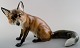 VINTAGE ART DECO ROSENTHAL SITTING FOX PORCELAIN FIGURINE.
Model  # 983.