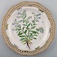 Royal Copenhagen Flora Danica, Round dish or Dinner plate with pierced border.
Decoration number 20/3626.