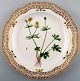 Royal Copenhagen Flora Danica, Round dish or Dinner plate with pierced border.
Decoration number 20/3574.