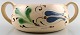 Kähler, HAK, glazed bowl with handles in pottery decorated with flowers.
In good condition. 
1910 /20s.
Marked.
Measures 18 x 5.5 cm.
