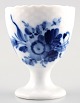 Blue flower egg cup from Royal Copenhagen.
