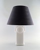 Carlo Moretti : An opal white frosted glass table lamp. 

