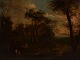 Unknown Old master. Oil on canvas, app. 1780s
People bathing in lake in the woods. Oil on canvas.