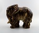 Rare Royal Copenhagen stoneware figure, elephant.
