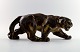 Knud Kyhn: b. Frederiksberg 1880, d. Farum 1969.  
A Royal Copenhagen stoneware large figure modelled in the shape of a panther, 
decorated with sung glaze.