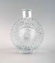 HELENA Tynell vase / bottle in art glass, Riihimäen Lasi. Designed in 1964. 
Clear glass. Swedish design.
