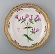Royal Copenhagen Flora Danica, Round dish or Dinner plate with pierced border.
Decoration number 20/3526.