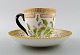 Flora Danica Coffee cup and saucer.
Royal Copenhagen no. 20/3597.