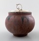 Carl Halier for Royal Copenhagen, Georg Jensen, A. F. Rasmussen:
Jam jar in stoneware