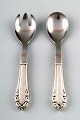 Georg Jensen Lily of the valley silver salad servers.
