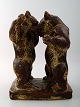 Royal Copenhagen Figurine of two standing bears number 20648.
Designed by Knud Kyhn.