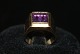 Gold ring with amethyst 14 carat