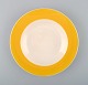 8 deep / soup plates, Susanne Yellow Confetti Royal Copenhagen / Aluminia.