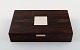 Hans Hansen: Casket / box in rosewood inlaid with silver.
