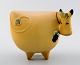 Lisa Larson Gustavsberg cow in ceramics.
