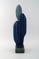 Bing Grøndahl stoneware B&G No. 1597 large sculpture in the form of a cactus.