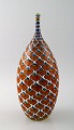 Franco Mari, Deruta stor keramik vase, smal hals.
