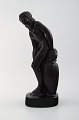 Classical woman sculpture by Just Andersen (1884-1943), "disko metal".